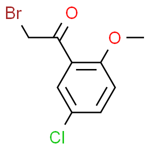 2-BROMO-1-(5-CHLORO-2-METHOXY-PHENYL)-ETHANONE