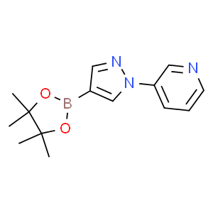 3-[4-(4,4,5,5-tetramethyl-1,3,2-dioxaborolan-2-yl)pyrazol-1-yl]pyridine
