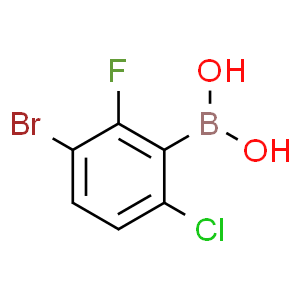 3-溴-6-氯-2-氟苯硼酸