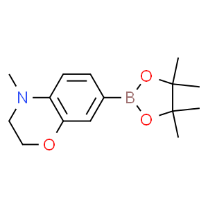 4-甲基-7-(4,4,5,5-四甲基-1,3,2-二氧硼烷-2-基)-3,4-二氢-2H-1,4-苯并恶嗪