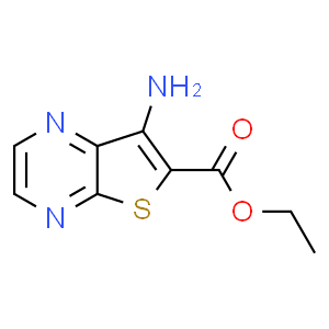 7-氨基噻吩并[2,3-B]吡嗪-6-羧酸乙酯