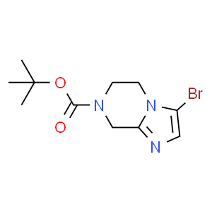 3-溴-5,6-二氢咪唑并[1,2-A]吡嗪-7(8H)-甲酸叔丁酯